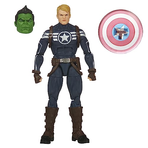 5010993978212 - MARVEL LEGENDS SERIES COMICS COMMANDER ROGERS 6-INCH COLLECTIBLE ACTION FIGURES, TOYS FOR AGES 4 AND UP