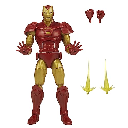 5010993978243 - MARVEL LEGENDS SERIES COMICS IRON MAN (HEROES RETURN) 6-INCH COLLECTIBLE ACTION FIGURES, TOYS FOR AGES 4 AND UP