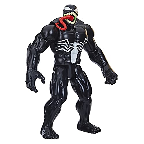 5010993978564 - SPIDER-MAN MARVEL TITAN HERO SERIES DELUXE VENOM TOY 12-INCH-SCALE COLLECTIBLE ACTION FIGURE, TOYS FOR KIDS AGES 4 AND UP