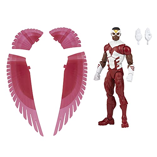 5010993986163 - MARVEL LEGENDS SERIES FALCON 6-INCH RETRO PACKAGING ACTION FIGURE TOY, 3 ACCESSORIES