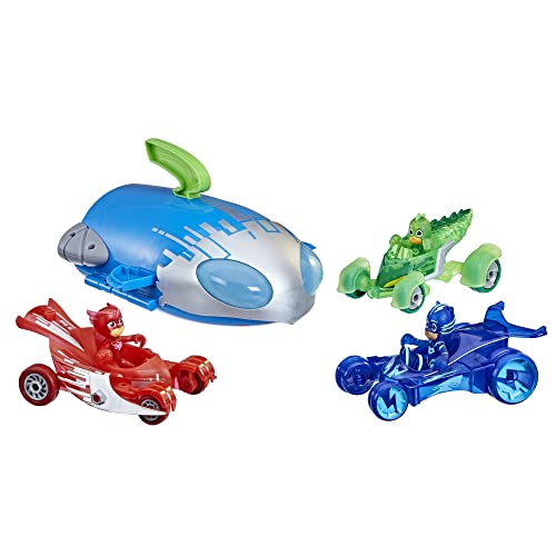 5010993986712 - PJ MASKS PJ ULTIMATE ADVENTURE SET PRESCHOOL TOY, ROCKET HQ PLAYSET WITH 3 ACTION FIGURES AND 3 VEHICLES, AGE 3 AND UP (AMAZON EXCLUSIVE)