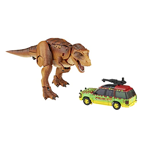 5010994100117 - TRANSFORMERS GENERATIONS COLLABORATIVE: JURASSIC PARK MASH-UP, TYRANNOCON REX & AUTOBOT JP93, AGES 8 AND UP
