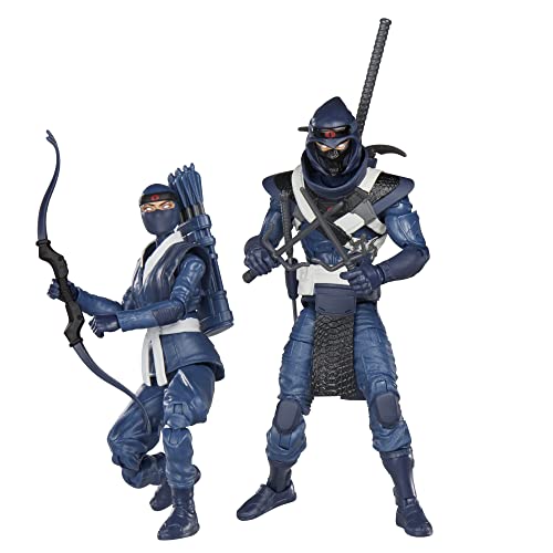 5010994100391 - G.I. JOE CLASSIFIED SERIES BLUE NINJAS ACTION FIGURE 2 PACK 51 COLLECTIBLE PREMIUM TOYS WITH ACCESSORIES 6-INCH-SCALE CUSTOM PACKAGE ART (AMAZON EXCLUSIVE)
