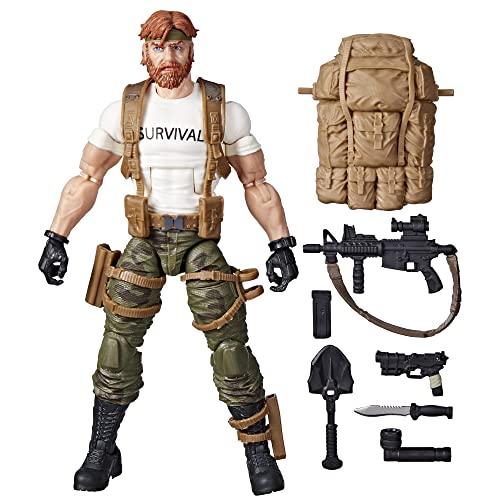 5010994100483 - G.I. JOE CLASSIFIED SERIES STUART OUTBACK SELKIRK ACTION FIGURE 63 COLLECTIBLE PREMIUM TOY WITH ACCESSORIES 6-INCH-SCALE CUSTOM PACKAGE ART