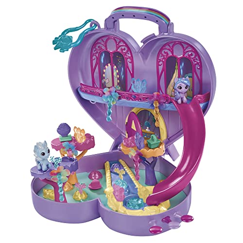 5010994109769 - MY LITTLE PONY MINI WORLD MAGIC COMPACT CREATION BRIDLEWOOD FOREST TOY - PORTABLE PLAYSET WITH IZZY MOONBOW PONY FOR KIDS AGES 5 AND UP