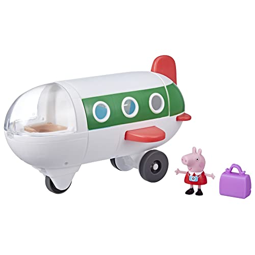 5010994125578 - HASBRO PEPPA PIG PEPPA’S ADVENTURES AIR PEPPA AIRPLANE VEHICLE PRESCHOOL TOY WITH ROLLING WHEELS, 1 FIGURE, 1 ACCESSORY; FOR AGES 3 AND UP