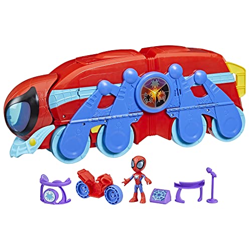 5010994133672 - MARVEL SPIDEY AND HIS AMAZING FRIENDS SPIDER CRAWL-R 2-IN-1 SPIDEY HEADQUARTERS PLAYSET, PRESCHOOL TOYS, SUPER HERO TOYS FOR 3 YEAR OLD BOYS AND GIRLS AND UP