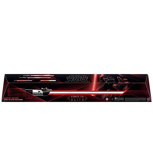 5010994141042 - STAR WARS THE BLACK SERIES DARTH VADER FORCE FX ELITE LIGHTSABER WITH ADVANCED LED AND SOUND EFFECTS, ADULT COLLECTIBLE ROLEPLAY ITEM