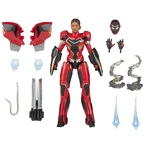 5010994158491 - MARVEL LEGENDS SERIES BLACK PANTHER WAKANDA FOREVER IRONHEART 6-INCH MCU ACTION FIGURE TOY, 8 ACCESSORIES