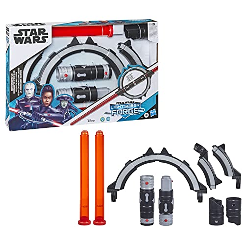 5010994160654 - STAR WARS LIGHTSABER FORGE INQUISITOR MASTERWORKS SET DOUBLE-BLADED ELECTRONIC LIGHTSABER, CUSTOMIZABLE ROLEPLAY TOY FOR KIDS AGES 4 AND UP