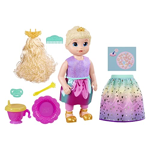5010994162689 - BABY ALIVE PRINCESS ELLIE GROWS UP! INTERACTIVE BABY DOLL WITH ACCESSORIES, TALKING BABY DOLLS, TOYS FOR 3 YEAR OLD GIRLS AND BOYS AND UP, BLONDE HAIR, 18-INCH