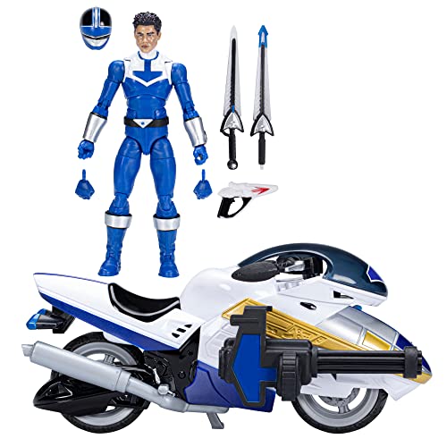 5010994200930 - POWER RANGERS LIGHTNING COLLECTION TIME FORCE BLUE RANGER AND VECTOR CYCLE ACTION FIGURES WITH ACCESSORIES, AGES 4 AND UP, COLLECTIBLE TOYS