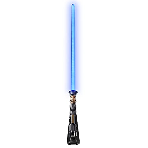 5010994207878 - STAR WARS THE BLACK SERIES OBI-WAN KENOBI FORCE FX ELITE LIGHTSABER WITH ADVANCED LED AND SOUND EFFECTS, ADULT COLLECTIBLE ROLEPLAY ITEM