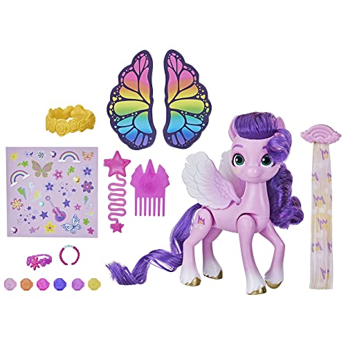 5010996102058 - MY LITTLE PONY TOYS PRINCESS PIPP PETALS STYLE OF THE DAY, 5-INCH HAIR STYLING DOLLS, TOYS FOR 5 YEAR OLD GIRLS AND BOYS