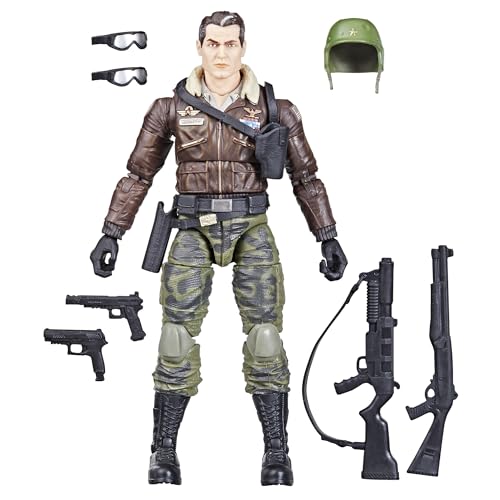 5010996132871 - G.I. JOE CLASSIFIED SERIES GENERAL CLAYTON HAWK ABERNATHY, COLLECTIBLE ACTION FIGURE, 103, 6 INCH ACTION FIGURES FOR BOYS & GIRLS, WITH 7 ACCESSORY PIECES