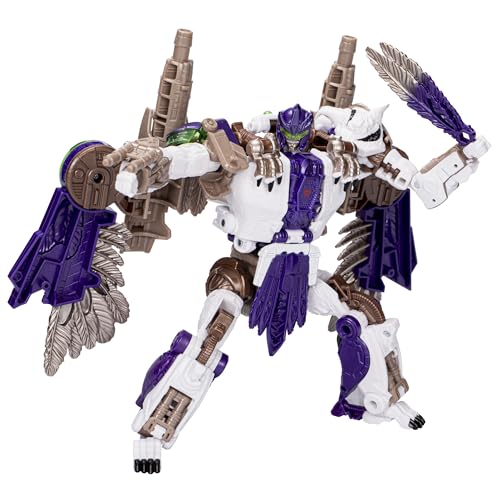 5010996192226 - TRANSFORMERS LEGACY UNITED LEADER CLASS BEAST WARS UNIVERSE TIGERHAWK, 7.5-INCH CONVERTING ACTION FIGURE, 8+