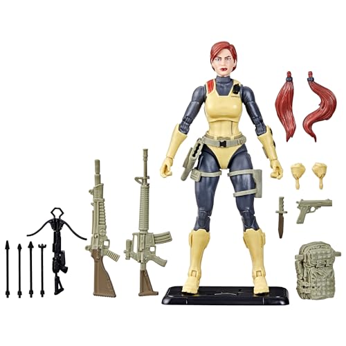 5010996210470 - G.I. JOE CLASSIFIED SERIES RETRO CARDBACK SCARLETT, COLLECTIBLE 6-INCH ACTION FIGURE WITH 17 ACCESSORIES