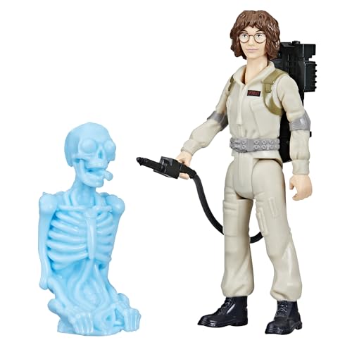 5010996217226 - GHOSTBUSTERS FRIGHT FEATURES PHOEBE SPENGLER ACTION FIGURE WITH ECTO-STRETCH TECH BONESY GHOST TOY ACCESSORY, TOYS FOR KIDS AGES 4+