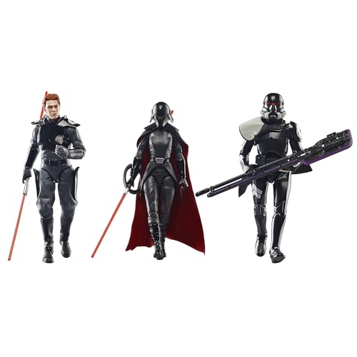 5010996218599 - STAR WARS THE BLACK SERIES GAMING GREATS SECOND SISTER, CAL KESTIS, PURGE TROOPER, JEDI: FALLEN ORDER 6 INCH ACTION FIGURE 3-PACK (AMAZON EXCLUSIVE)