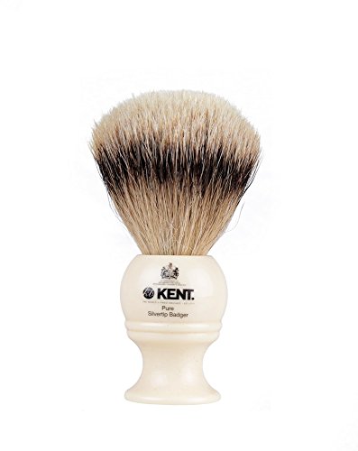 5011637300024 - TRADITIONAL SMALL/TRAVEL SIZED, PURE SILVER-TIPPED BADGER BRUSH