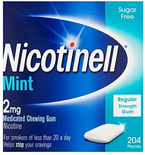 5012131587003 - NICOTINELL 2 MG NICOTINE SMOKING CESSATION CHEWING GUM - 204 PIECES - MINT FLAVOR