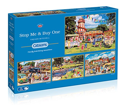 5012269050127 - GIBSONS STOP ME & BUY ONE JIGSAW PUZZLES (4 X 500-PIECE)