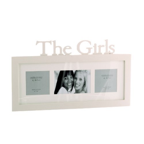 5017224463585 - THE GIRLS MULTI APERTURE PHOTO FRAME FOR 2 4X4 1 6X4 PHOTOS