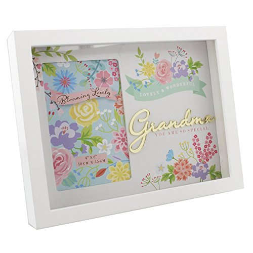 5017224574663 - JULIANA BLOOMING LOVELY COLLECTION 25CM WOODEN PHOTO FRAME 4 X 6 - GRAN