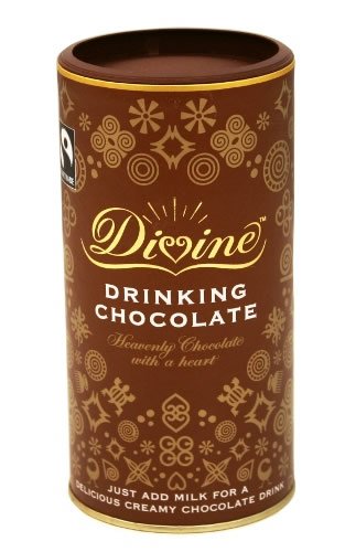 5017397077725 - DIVINE CHOCOLATE DIVINE DRINKING CHOCOLATE (400G) FAIRTRADE GLUTEN FREE ADDED SUGAR VEGAN