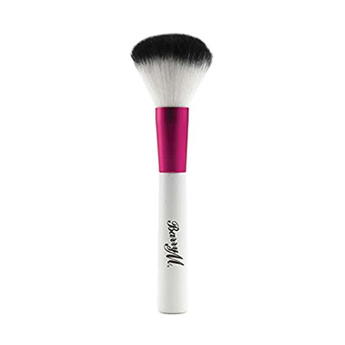 5019301050121 - BARRY M PINK AND WHITE SYNTHETIC POWDER BRUSH
