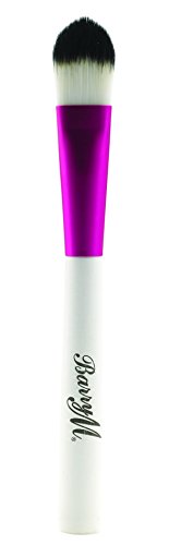 5019301050169 - BARRY M PINK AND WHITE SYNTHETIC FOUNDATION BRUSH