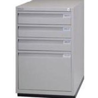 5020073015911 - BISLEY COMBINATION CABINET IF3E 1 FILING, 3 DRAWERS H711XW470XD470MM STEEL - COLOR: CHALK WHITE BY BISLEY
