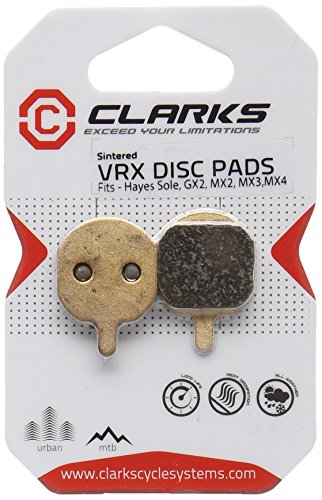 5021646009023 - CLARKS BRAKE PADS DISC SINT HAYES GX2/MX-2 VRX828