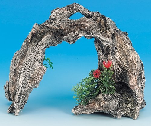 5021689261006 - CLASSIC ORNAMENTAL DRIFTWOOD ARCH AND PLANTS 25CM