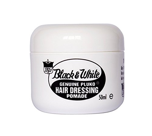 5024343591105 - BLACK AND WHITE PLUKO HAIR DRESSING POMADE 50ML