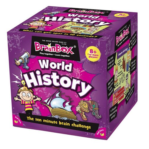 5025822900173 - BRAINBOX FOR KIDS - WORLD HISTORY CARD GAME