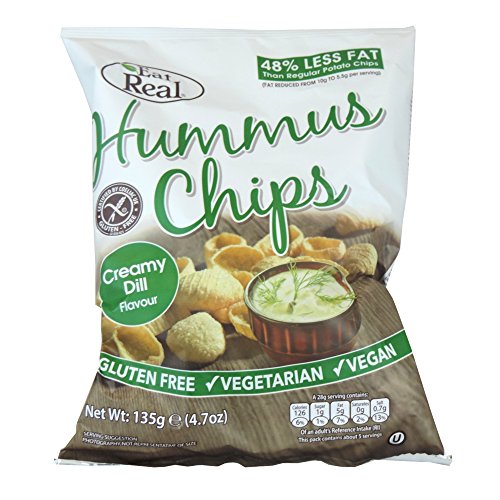 5026489483207 - EAT REAL - HUMMUS CHIPS - CREAMY DILL - 135G