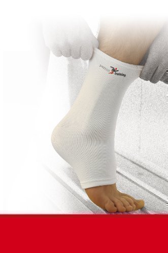 5027535185328 - NEW PRECISION TRAINING ELASTICATED ANKLE SUPPORT FITNESS STRAIN SUPPORT- LARGE