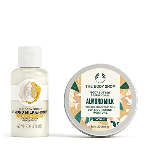 5028197136376 - THE BODY SHOP SOOTHE & SMOOTH ALMOND MILK & HONEY TREATS GIFT SET