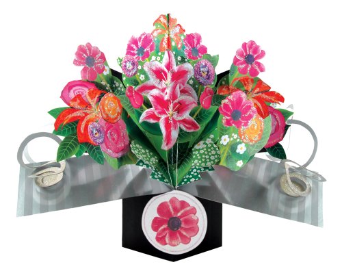 5034527211125 - 1 X THE ORIGINAL POP UPS - 050 - BOUQUET OF FLOWERS BIRTHDAY CARD