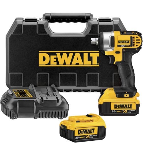 5035048390627 - DEWALT DCF880M2 20-VOLT MAX LITHIUM ION 1/2-INCH IMPACT WRENCH KIT WITH DETENT PIN