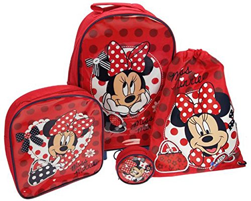 5036278045356 - DISNEY MINNIE MOUSE LUGGAGE SET - MAD ABOUT MINNIE