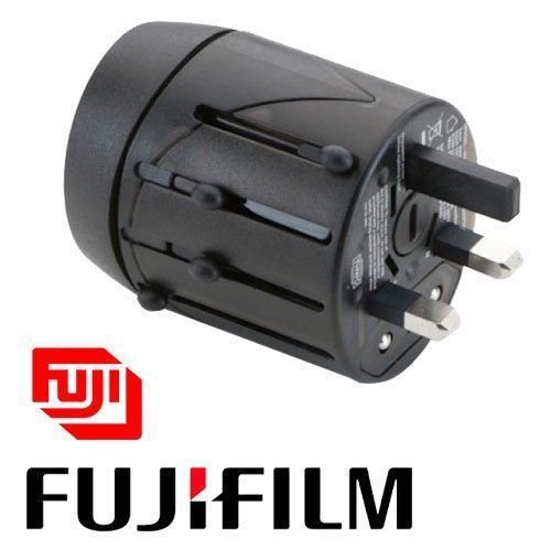 5036321069568 - FUJIFILM GREY WORLD TRAVEL ADAPTER WITH USB CHARGER (FITS OVER 150 COUNTRIES WORLDWIDE)