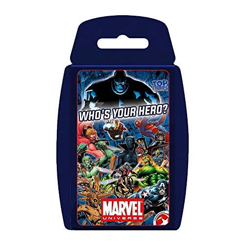 5036905025263 - TOP TRUMPS - MARVEL UNIVERSE WHO'S YOUR HERO?