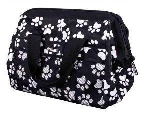5037127015001 - WAHL GROOMING FROGMOUTH BAG WHITE PAW PRINT ON BLACK
