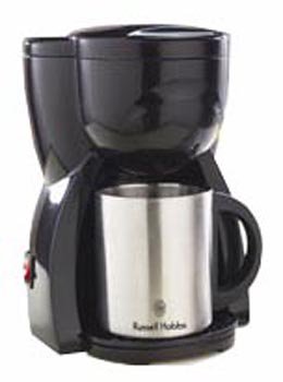 5038061021219 - RUSSELL HOBBS DOUBLE STAINLESS MUG PERSONAL COFFEE MAKER 10973JP