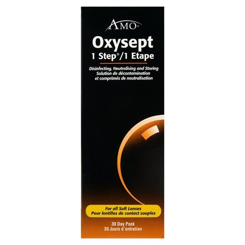 5050474101036 - OXYSEPT 1-STEP SOFT CONTACT LENS DISINFECTING, NEUTRALISING & STORING 30 DAY