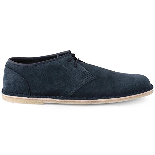 5051040772650 - CLARKS MENS NAVY JINK SUEDE LACE UP SHOES-UK 10