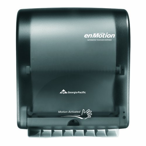 0050513318451 - GEORGIA PACIFIC ENMOTION 59462 CLASSIC AUTOMATED TOUCHLESS PAPER TOWEL DISPENSER, TRANSLUCENT SMOKE