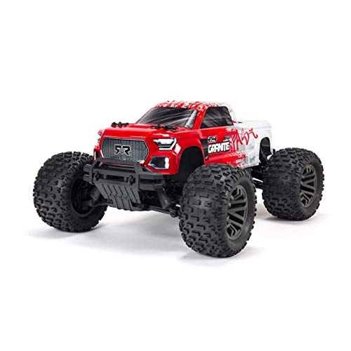 5052127038263 - ARRMA 1/10 GRANITE 4X4 V3 3S BLX BRUSHLESS MONSTER RC TRUCK RTR (TRANSMITTER AND RECEIVER INCLUDED, BATTERIES AND CHARGER REQUIRED), RED, ARA4302V3T2